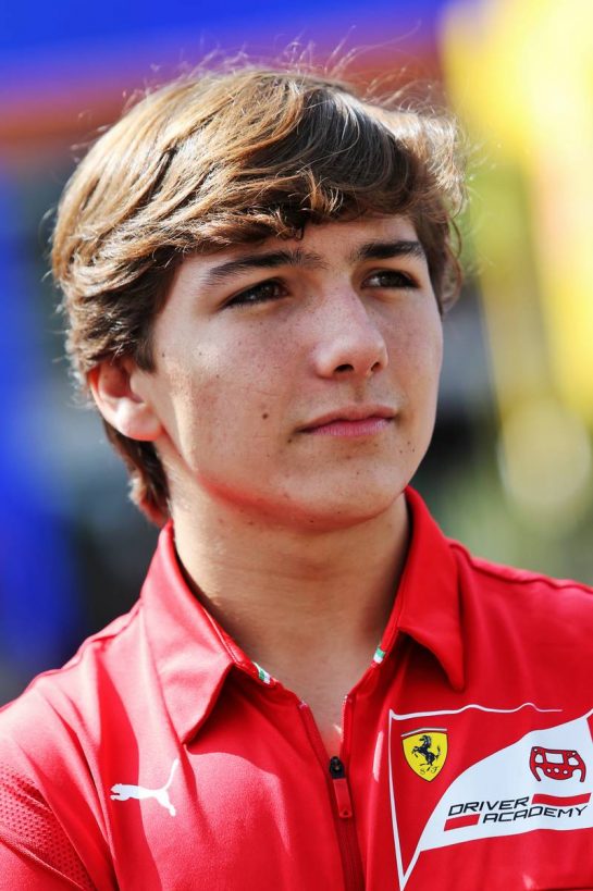 Enzo Fittiapldi (BRA) Ferrari Academy Driver.
24.10.2019. Formula 1 World Championship, Rd 18, Mexican Grand Prix, Mexico City, Mexico, Preparation Day.
- www.xpbimages.com, EMail: requests@xpbimages.com © Copyright: Moy / XPB Images