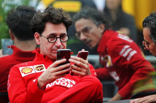 Mattia Binotto (ITA) Ferrari Team Principal.
24.10.2019. Formula 1 World Championship, Rd 18, Mexican Grand Prix, Mexico City, Mexico, Preparation Day.
- www.xpbimages.com, EMail: requests@xpbimages.com © Copyright: Batchelor / XPB Images