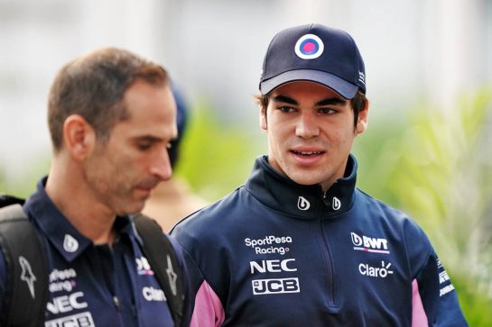 Lance Stroll (CDN) Racing Point F1 Team.
25.10.2019. Formula 1 World Championship, Rd 18, Mexican Grand Prix, Mexico City, Mexico, Practice Day.
- www.xpbimages.com, EMail: requests@xpbimages.com © Copyright: Dungan / XPB Images