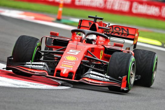 Sebastian Vettel (GER) Ferrari SF90.
25.10.2019. Formula 1 World Championship, Rd 18, Mexican Grand Prix, Mexico City, Mexico, Practice Day.
- www.xpbimages.com, EMail: requests@xpbimages.com © Copyright: Bearne / XPB Images