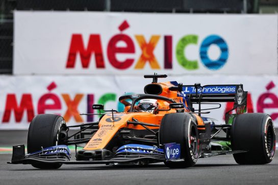 Carlos Sainz Jr (ESP) McLaren MCL34.
25.10.2019. Formula 1 World Championship, Rd 18, Mexican Grand Prix, Mexico City, Mexico, Practice Day.
- www.xpbimages.com, EMail: requests@xpbimages.com © Copyright: Moy / XPB Images