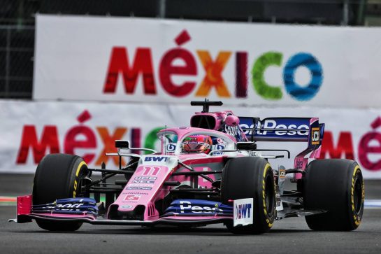 Sergio Perez (MEX) Racing Point F1 Team RP19.
25.10.2019. Formula 1 World Championship, Rd 18, Mexican Grand Prix, Mexico City, Mexico, Practice Day.
- www.xpbimages.com, EMail: requests@xpbimages.com © Copyright: Moy / XPB Images