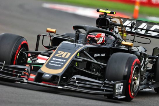 Kevin Magnussen (DEN) Haas VF-19.
25.10.2019. Formula 1 World Championship, Rd 18, Mexican Grand Prix, Mexico City, Mexico, Practice Day.
- www.xpbimages.com, EMail: requests@xpbimages.com © Copyright: Bearne / XPB Images