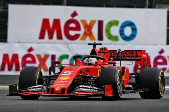 Sebastian Vettel (GER) Ferrari SF90.
25.10.2019. Formula 1 World Championship, Rd 18, Mexican Grand Prix, Mexico City, Mexico, Practice Day.
- www.xpbimages.com, EMail: requests@xpbimages.com © Copyright: Moy / XPB Images