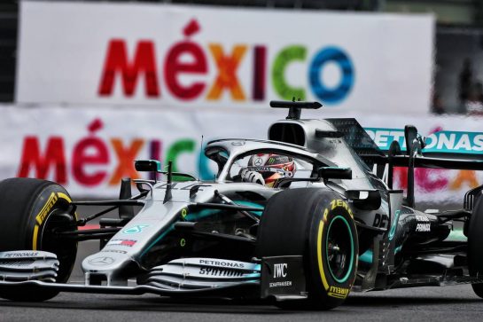 Lewis Hamilton (GBR) Mercedes AMG F1 W10.
25.10.2019. Formula 1 World Championship, Rd 18, Mexican Grand Prix, Mexico City, Mexico, Practice Day.
- www.xpbimages.com, EMail: requests@xpbimages.com © Copyright: Moy / XPB Images