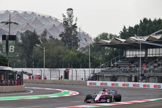 Sergio Perez (MEX) Racing Point F1 Team RP19.
25.10.2019. Formula 1 World Championship, Rd 18, Mexican Grand Prix, Mexico City, Mexico, Practice Day.
- www.xpbimages.com, EMail: requests@xpbimages.com © Copyright: Moy / XPB Images
