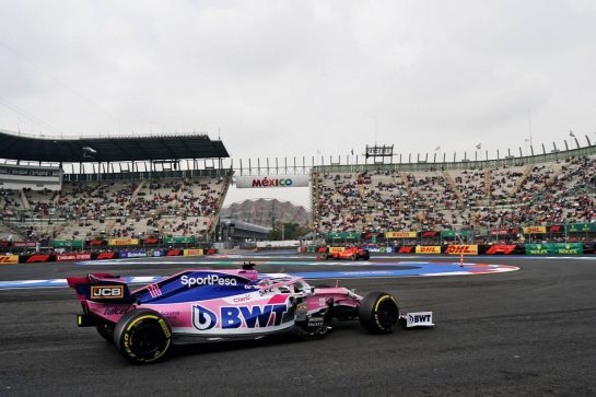 Sergio Perez (MEX) Racing Point F1 Team RP19.
25.10.2019. Formula 1 World Championship, Rd 18, Mexican Grand Prix, Mexico City, Mexico, Practice Day.
- www.xpbimages.com, EMail: requests@xpbimages.com © Copyright: Dungan / XPB Images