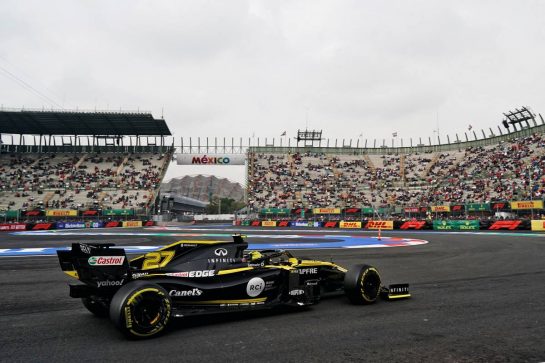 Nico Hulkenberg (GER) Renault F1 Team RS19.
25.10.2019. Formula 1 World Championship, Rd 18, Mexican Grand Prix, Mexico City, Mexico, Practice Day.
- www.xpbimages.com, EMail: requests@xpbimages.com © Copyright: Dungan / XPB Images