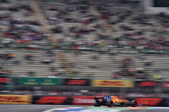 Carlos Sainz Jr (ESP) McLaren MCL34.
25.10.2019. Formula 1 World Championship, Rd 18, Mexican Grand Prix, Mexico City, Mexico, Practice Day.
- www.xpbimages.com, EMail: requests@xpbimages.com © Copyright: Dungan / XPB Images