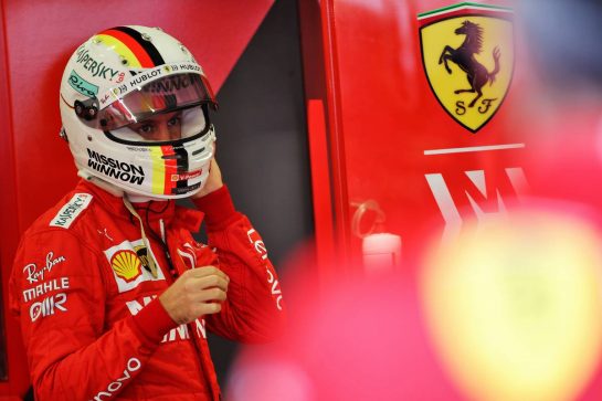 Sebastian Vettel (GER) Ferrari.
26.10.2019. Formula 1 World Championship, Rd 18, Mexican Grand Prix, Mexico City, Mexico, Qualifying Day.
- www.xpbimages.com, EMail: requests@xpbimages.com © Copyright: Batchelor / XPB Images