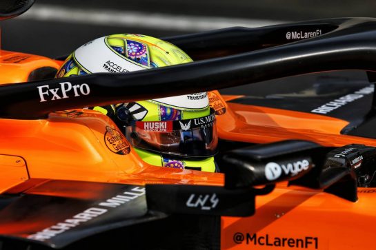 Lando Norris (GBR) McLaren MCL34.
26.10.2019. Formula 1 World Championship, Rd 18, Mexican Grand Prix, Mexico City, Mexico, Qualifying Day.
- www.xpbimages.com, EMail: requests@xpbimages.com © Copyright: Moy / XPB Images