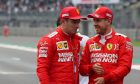 Charles Leclerc (MON) Ferrari SF90 and Sebastian Vettel (GER) Ferrari SF90. 26.10.2019.