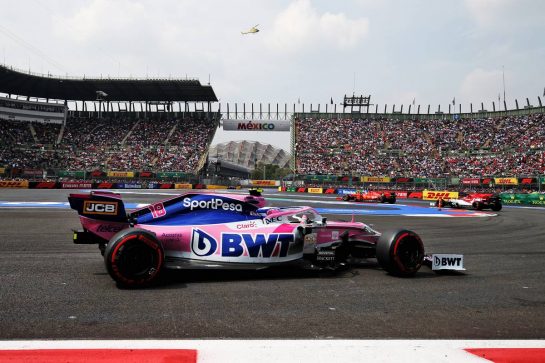 Lance Stroll (CDN) Racing Point F1 Team RP19.
26.10.2019. Formula 1 World Championship, Rd 18, Mexican Grand Prix, Mexico City, Mexico, Qualifying Day.
- www.xpbimages.com, EMail: requests@xpbimages.com © Copyright: Moy / XPB Images