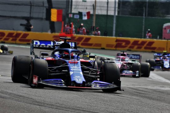 Daniil Kvyat (RUS) Scuderia Toro Rosso STR14.
27.10.2019. Formula 1 World Championship, Rd 18, Mexican Grand Prix, Mexico City, Mexico, Race Day.
- www.xpbimages.com, EMail: requests@xpbimages.com © Copyright: Charniaux / XPB Images