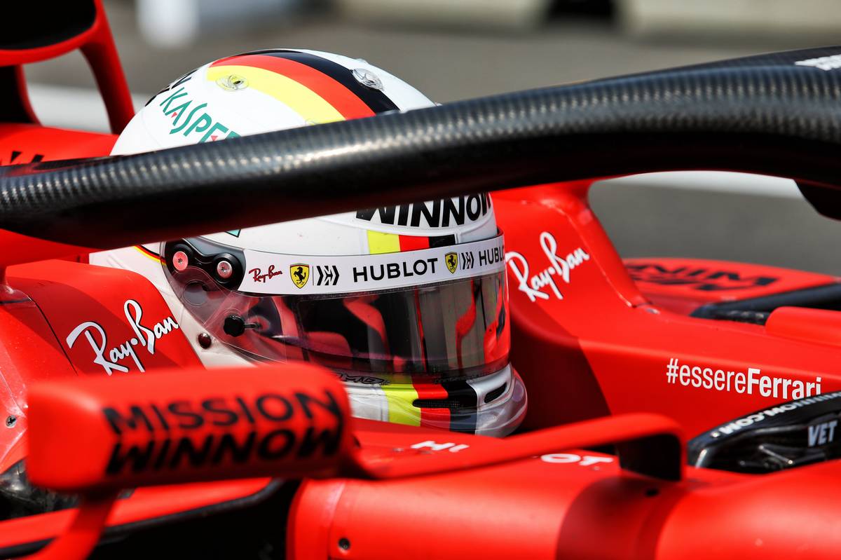 Sebastian Vettel (GER) Ferrari SF90.