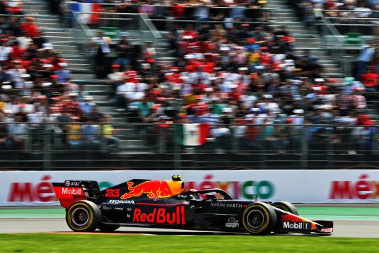 Alexander Albon (THA) Red Bull Racing RB15.
27.10.2019. Formula 1 World Championship, Rd 18, Mexican Grand Prix, Mexico City, Mexico, Race Day.
- www.xpbimages.com, EMail: requests@xpbimages.com © Copyright: Moy / XPB Images