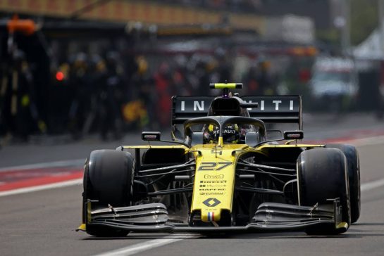 Nico Hulkenberg (GER), Renault Sport F1 Team during pitstop27.10.2019. Formula 1 World Championship, Rd 18, Mexican Grand Prix, Mexico City, Mexico, Race Day.- www.xpbimages.com, EMail: requests@xpbimages.com © Copyright: Charniaux / XPB Images