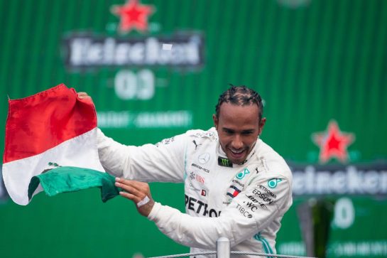 Lewis Hamilton (GBR) Mercedes AMG F1 W10. 27.10.2019. Formula 1 World Championship, Rd 18, Mexican Grand Prix, Mexico City, Mexico, Race Day.
- www.xpbimages.com, EMail: requests@xpbimages.com © Copyright: Bearne / XPB Images