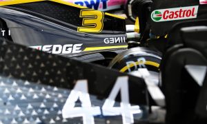 Renault F1 Team RS19 engine cover of Daniel Ricciardo (AUS).