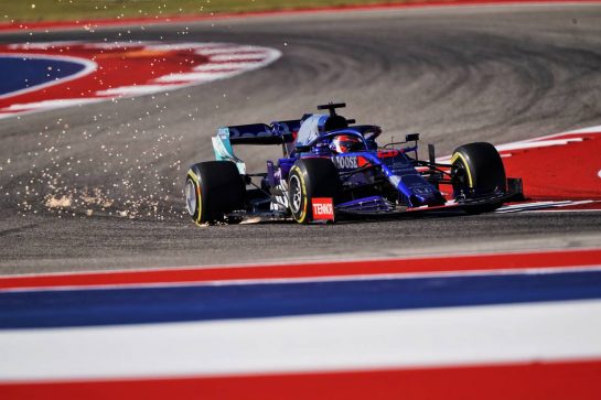 Daniil Kvyat (RUS) Scuderia Toro Rosso STR14.
01.11.2019. Formula 1 World Championship, Rd 19, United States Grand Prix, Austin, Texas, USA, Practice Day.
- www.xpbimages.com, EMail: requests@xpbimages.com © Copyright: Dungan / XPB Images