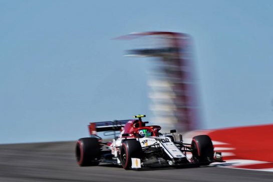 Antonio Giovinazzi (ITA) Alfa Romeo Racing C38.
01.11.2019. Formula 1 World Championship, Rd 19, United States Grand Prix, Austin, Texas, USA, Practice Day.
- www.xpbimages.com, EMail: requests@xpbimages.com © Copyright: Dungan / XPB Images