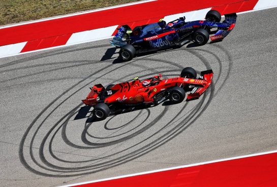Charles Leclerc (MON) Ferrari SF90 and Pierre Gasly (FRA) Scuderia Toro Rosso STR14.
01.11.2019. Formula 1 World Championship, Rd 19, United States Grand Prix, Austin, Texas, USA, Practice Day.
- www.xpbimages.com, EMail: requests@xpbimages.com © Copyright: Moy / XPB Images