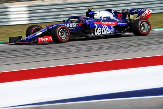 Pierre Gasly (FRA) Scuderia Toro Rosso STR14.
01.11.2019. Formula 1 World Championship, Rd 19, United States Grand Prix, Austin, Texas, USA, Practice Day.
- www.xpbimages.com, EMail: requests@xpbimages.com © Copyright: Bearne / XPB Images