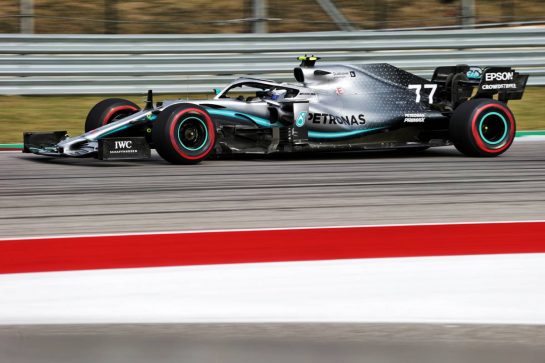 Valtteri Bottas (FIN) Mercedes AMG F1 W10.
01.11.2019. Formula 1 World Championship, Rd 19, United States Grand Prix, Austin, Texas, USA, Practice Day.
- www.xpbimages.com, EMail: requests@xpbimages.com © Copyright: Bearne / XPB Images