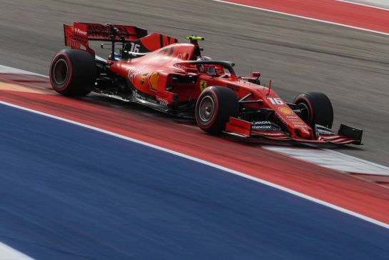 Charles Leclerc (FRA), Scuderia Ferrari 
01.11.2019. Formula 1 World Championship, Rd 19, United States Grand Prix, Austin, Texas, USA, Practice Day.
- www.xpbimages.com, EMail: requests@xpbimages.com © Copyright: Charniaux / XPB Images