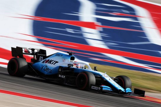 George Russell (GBR) Williams Racing FW42.
01.11.2019. Formula 1 World Championship, Rd 19, United States Grand Prix, Austin, Texas, USA, Practice Day.
- www.xpbimages.com, EMail: requests@xpbimages.com © Copyright: Moy / XPB Images