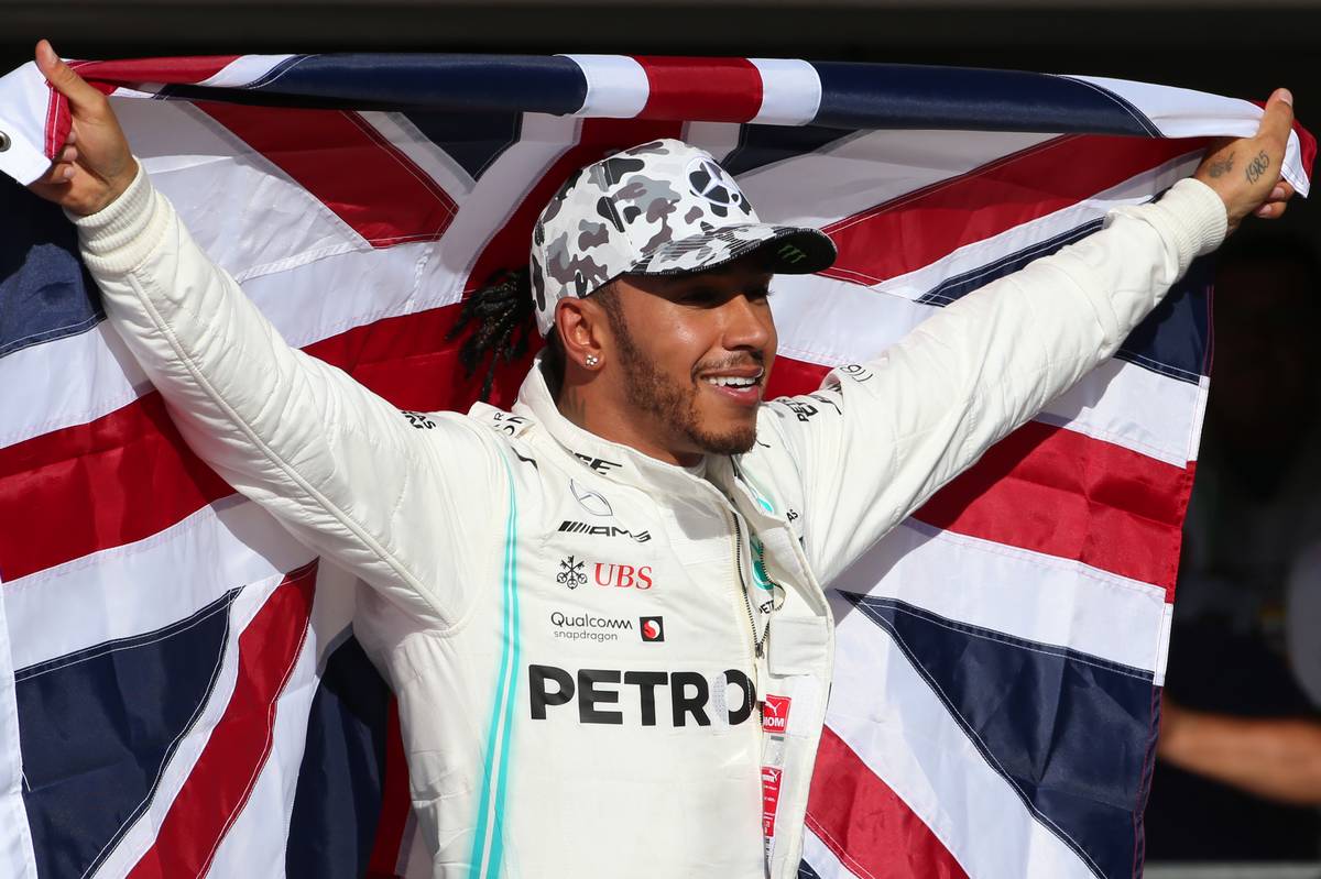 2nd place and new world champion Lewis Hamilton (GBR) Mercedes AMG F1 W10.