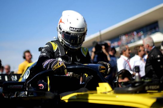 Daniel Ricciardo (AUS), Renault F1 Team 
03.11.2019. Formula 1 World Championship, Rd 19, United States Grand Prix, Austin, Texas, USA, Race Day.
- www.xpbimages.com, EMail: requests@xpbimages.com © Copyright: Charniaux / XPB Images