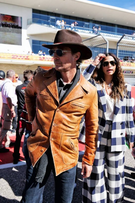 Matthew McConaughey (USA) Actor on the grid.
03.11.2019. Formula 1 World Championship, Rd 19, United States Grand Prix, Austin, Texas, USA, Race Day.
- www.xpbimages.com, EMail: requests@xpbimages.com © Copyright: Moy / XPB Images