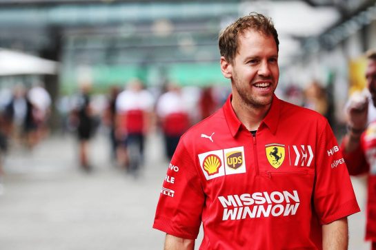 Sebastian Vettel (GER) Ferrari.
14.11.2019. Formula 1 World Championship, Rd 20, Brazilian Grand Prix, Sao Paulo, Brazil, Preparation Day.
- www.xpbimages.com, EMail: requests@xpbimages.com © Copyright: Batchelor / XPB Images