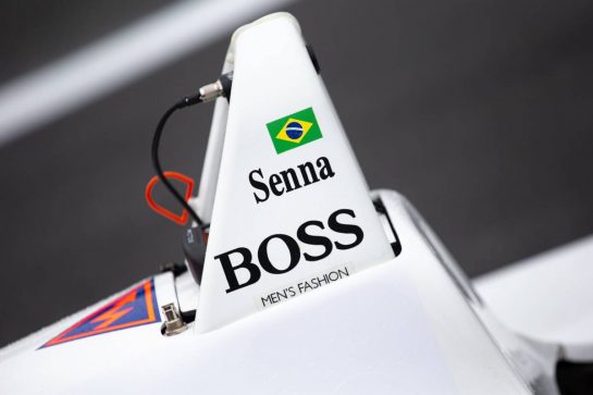 The 1988 McLaren MP4/4 of Ayrton Senna.
14.11.2019. Formula 1 World Championship, Rd 20, Brazilian Grand Prix, Sao Paulo, Brazil, Preparation Day.
- www.xpbimages.com, EMail: requests@xpbimages.com © Copyright: Bearne / XPB Images