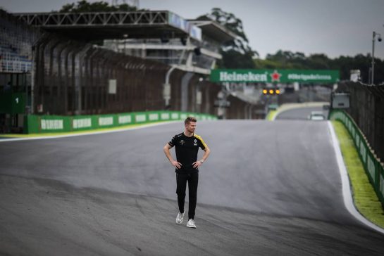 Nico Hulkenberg (GER), Renault Sport F1 Team 
14.11.2019. Formula 1 World Championship, Rd 20, Brazilian Grand Prix, Sao Paulo, Brazil, Preparation Day.
- www.xpbimages.com, EMail: requests@xpbimages.com © Copyright: Charniaux / XPB Images