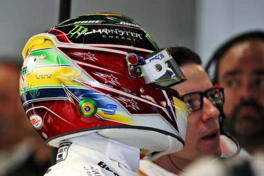 Lewis Hamilton (GBR) Mercedes AMG F1.
15.11.2019. Formula 1 World Championship, Rd 20, Brazilian Grand Prix, Sao Paulo, Brazil, Practice Day.
- www.xpbimages.com, EMail: requests@xpbimages.com © Copyright: Batchelor / XPB Images