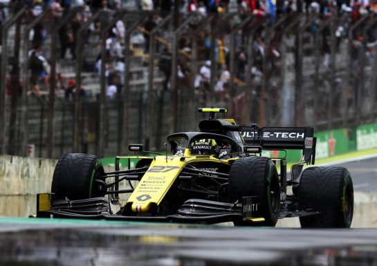 Nico Hulkenberg (GER) Renault F1 Team RS19.
15.11.2019. Formula 1 World Championship, Rd 20, Brazilian Grand Prix, Sao Paulo, Brazil, Practice Day.
- www.xpbimages.com, EMail: requests@xpbimages.com © Copyright: Batchelor / XPB Images