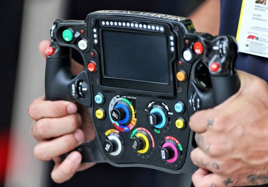 Red Bull Racing steering wheel.
15.11.2019. Formula 1 World Championship, Rd 20, Brazilian Grand Prix, Sao Paulo, Brazil, Practice Day.
- www.xpbimages.com, EMail: requests@xpbimages.com © Copyright: Moy / XPB Images