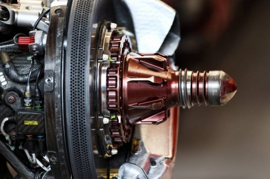 A brake.
15.11.2019. Formula 1 World Championship, Rd 20, Brazilian Grand Prix, Sao Paulo, Brazil, Practice Day.
- www.xpbimages.com, EMail: requests@xpbimages.com © Copyright: Moy / XPB Images