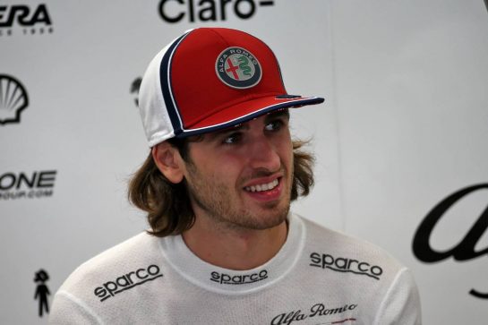 Antonio Giovinazzi (ITA) Alfa Romeo Racing.
15.11.2019. Formula 1 World Championship, Rd 20, Brazilian Grand Prix, Sao Paulo, Brazil, Practice Day.
- www.xpbimages.com, EMail: requests@xpbimages.com © Copyright: Batchelor / XPB Images