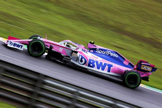 Lance Stroll (CDN) Racing Point F1 Team RP19.
15.11.2019. Formula 1 World Championship, Rd 20, Brazilian Grand Prix, Sao Paulo, Brazil, Practice Day.
- www.xpbimages.com, EMail: requests@xpbimages.com © Copyright: Photo4 / XPB Images