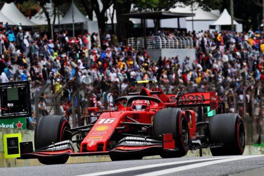 Charles Leclerc (MON) Ferrari SF90.
15.11.2019. Formula 1 World Championship, Rd 20, Brazilian Grand Prix, Sao Paulo, Brazil, Practice Day.
- www.xpbimages.com, EMail: requests@xpbimages.com © Copyright: Photo4 / XPB Images
