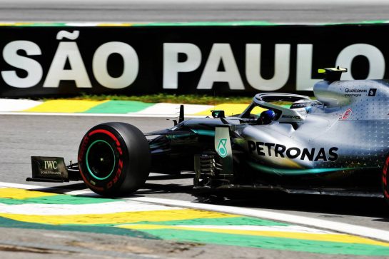 Valtteri Bottas (FIN) Mercedes AMG F1 W10.
16.11.2019. Formula 1 World Championship, Rd 20, Brazilian Grand Prix, Sao Paulo, Brazil, Qualifying Day.
 - www.xpbimages.com, EMail: requests@xpbimages.com © Copyright: Bearne / XPB Images