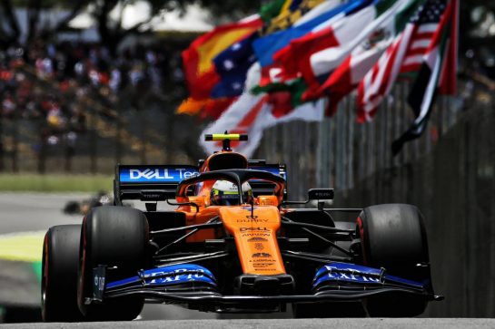 Lando Norris (GBR) McLaren MCL34.
16.11.2019. Formula 1 World Championship, Rd 20, Brazilian Grand Prix, Sao Paulo, Brazil, Qualifying Day.
- www.xpbimages.com, EMail: requests@xpbimages.com © Copyright: Batchelor / XPB Images
