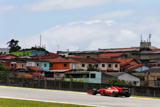 Sebastian Vettel (GER) Ferrari SF90.
16.11.2019. Formula 1 World Championship, Rd 20, Brazilian Grand Prix, Sao Paulo, Brazil, Qualifying Day.
- www.xpbimages.com, EMail: requests@xpbimages.com © Copyright: Moy / XPB Images