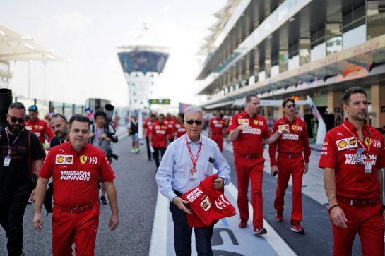 Piero Ferrari (ITA) Ferrari Vice-President.
30.11.2019. Formula 1 World Championship, Rd 21, Abu Dhabi Grand Prix, Yas Marina Circuit, Abu Dhabi, Qualifying Day.
 - www.xpbimages.com, EMail: requests@xpbimages.com © Copyright: Dungan / XPB Images