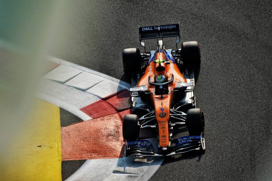 Lando Norris (GBR) McLaren MCL34.
30.11.2019. Formula 1 World Championship, Rd 21, Abu Dhabi Grand Prix, Yas Marina Circuit, Abu Dhabi, Qualifying Day.
 - www.xpbimages.com, EMail: requests@xpbimages.com © Copyright: Dungan / XPB Images