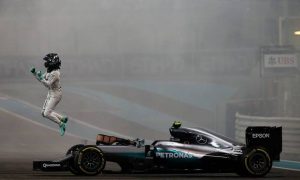 One giant leap for world champion Nico Rosberg