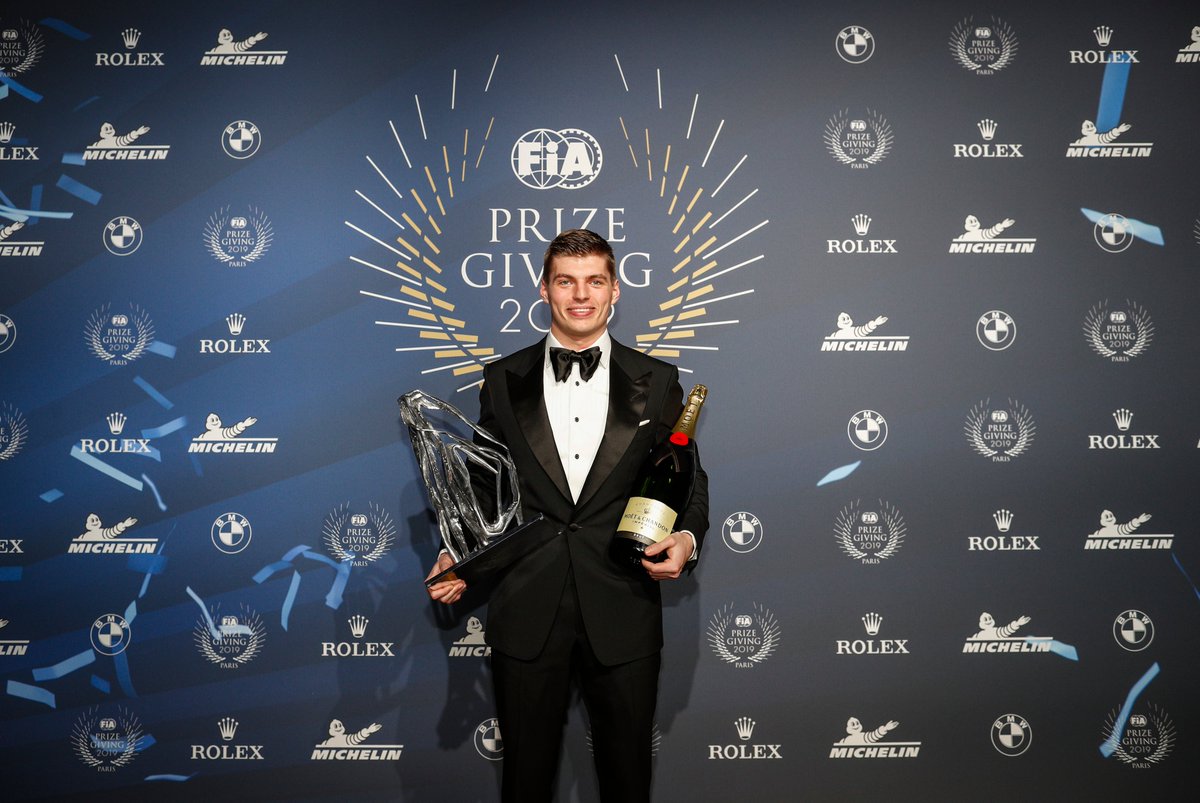 Verstappen handed 'Action of the Year' award by FIA DailyGP